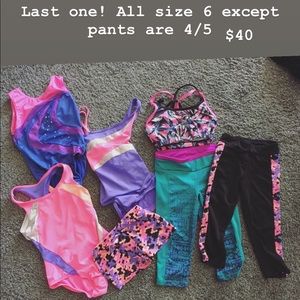 Girls gym leotards